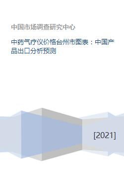 中药气疗仪价格台州市图表 中国产品出口分析预测